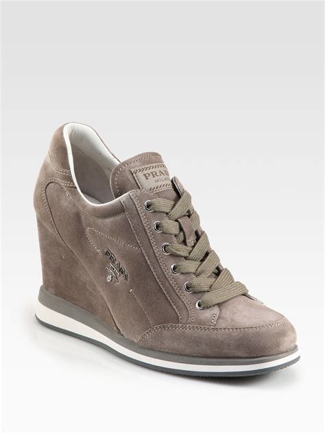 prada suede sneaker|prada sneakers price.